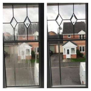 misty glass replacement before and after photos