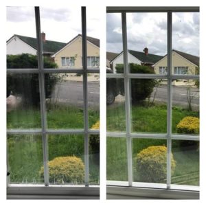 misty glass replacement before and after photos