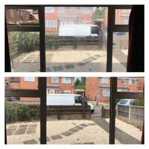misty glass replacement before and after photos