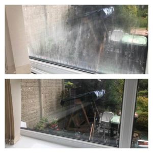 misty glass replacement before and after photos