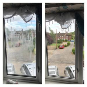 misty glass replacement before and after photos