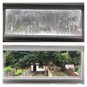 misty glass replacement before and after photos